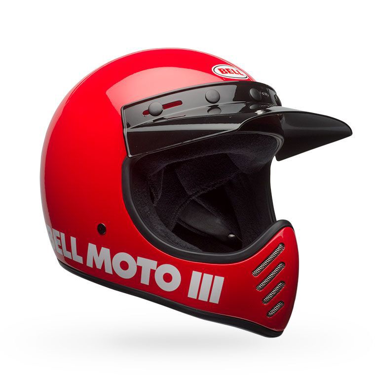 Bell Moto-3 Classic Gloss Red Helmet