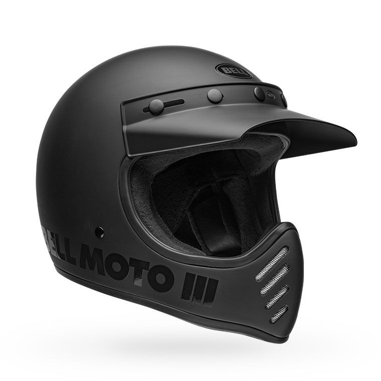 Bell Moto-3 Classic Matte/Gloss Blackout Helmet