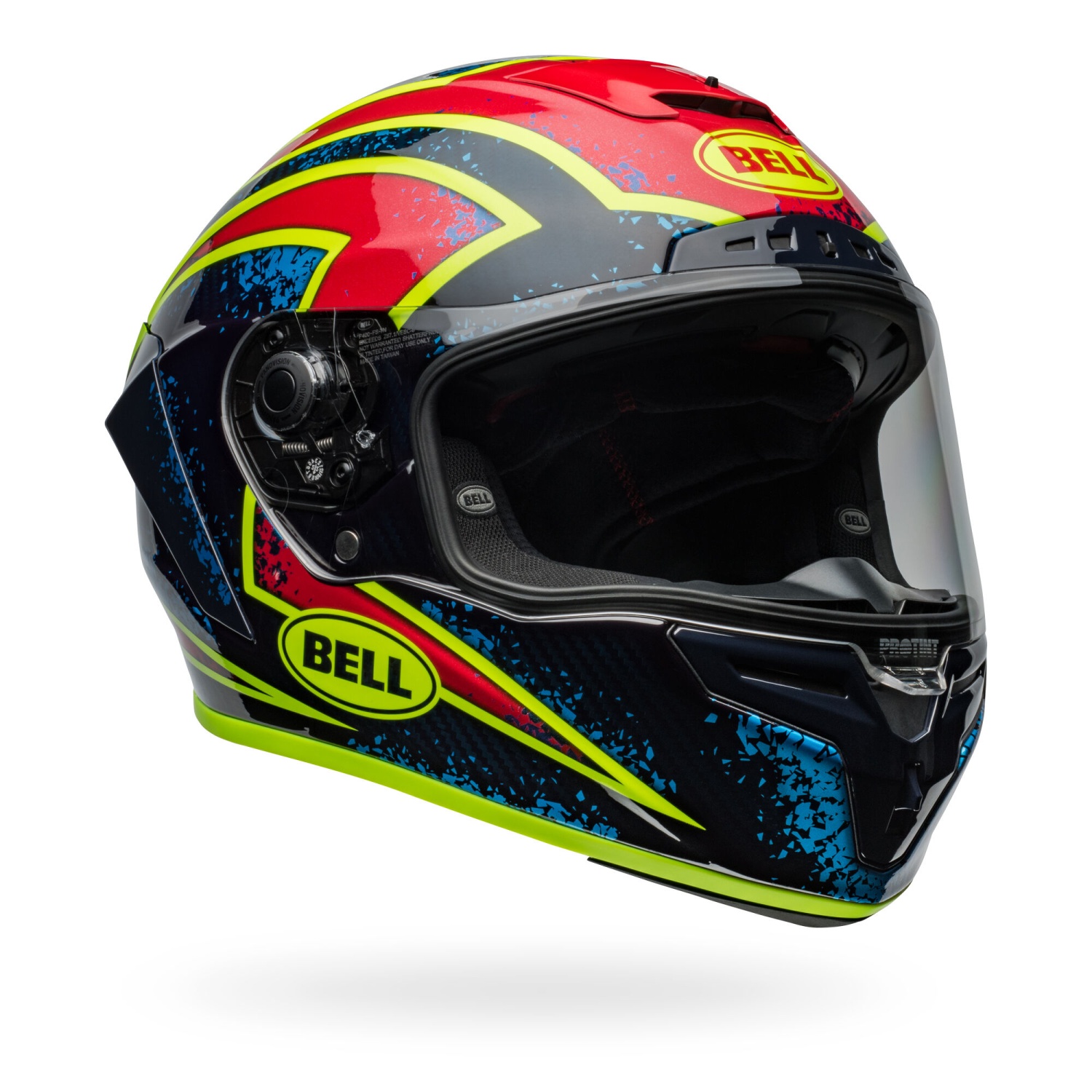 Bell Race Star DLX Flex Full Face Xenon Gloss Blue/Retina Sport Helmet