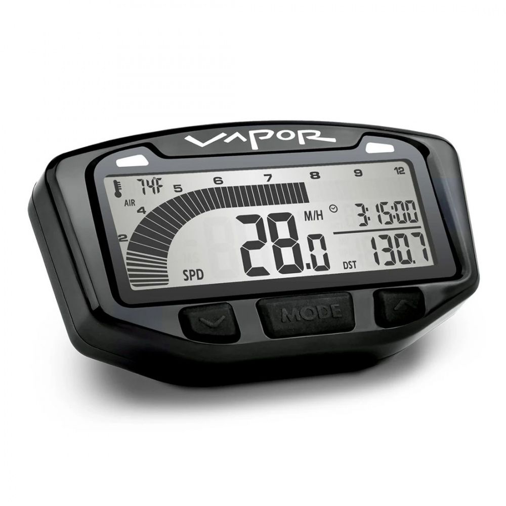 Trail Tech Vapor Stealth Black Digital Speedometer 752-116