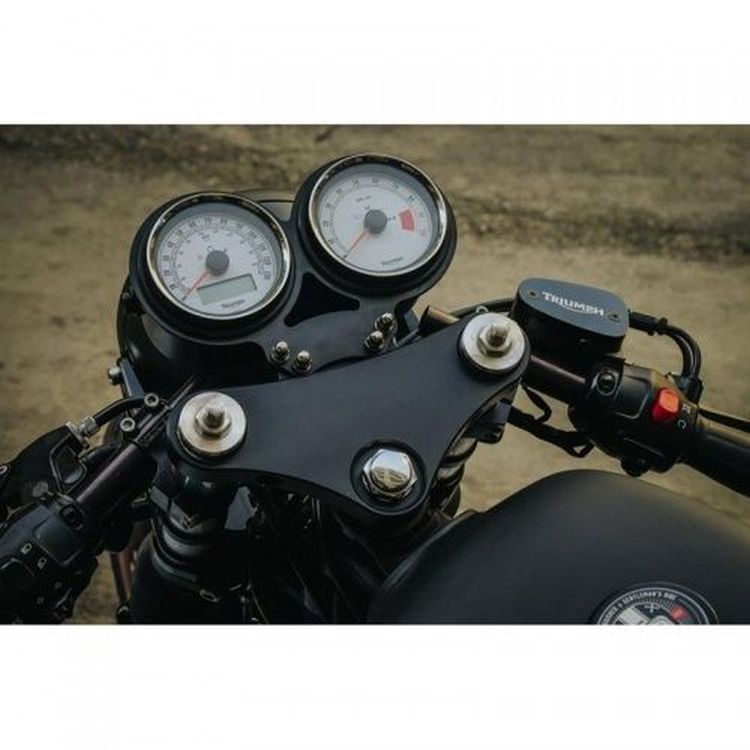 Triumph Bonneville Lay Flat Speedo Clock Mount Bracket VDO by Motone