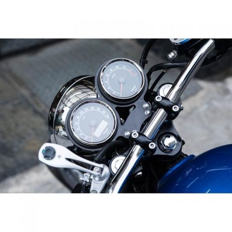 Triumph Bonneville Lay Flat Speedo Clock Mount Bracket VDO by Motone